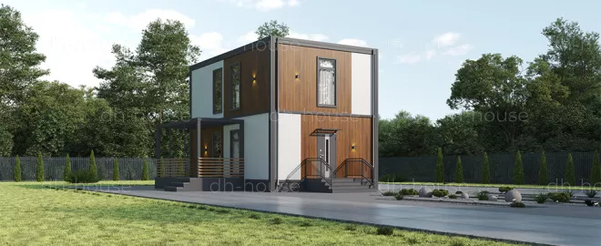 Модульный дом ULTRA 118-2 в Алмате для круглогодичного проживания